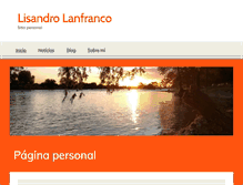 Tablet Screenshot of lisandrolanfranco.com